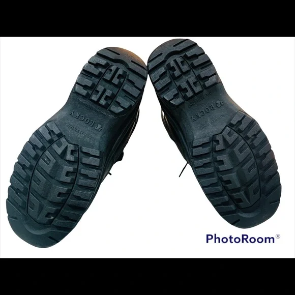 🔥🔥Rocky Alpha Force Uniform Duty Black Boots 🥾 Size 7 Women’s - Picture 3 of 4